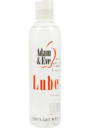 Adam And Eve Water Based Gel Lubricant 8oz