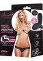Secrets Vibrating Lace Thong With Lay On Bullet With Remote Control Panty Vibe - O/s - Black