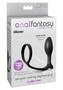 Anal Fantasy Collection Ass-gasm Cock Ring Beginners Silicone Plug Slim 3.4in - Black