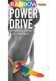 Rainbow Power Drive Strap On Dildo With Harness 7in - Multicolor
